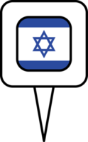 Israel bandera alfiler sitio icono. png