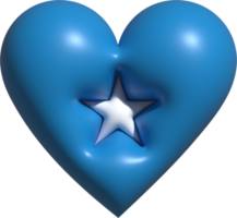 Somalia flag heart 3D. png