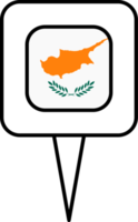 Cyprus flag pin place icon. png