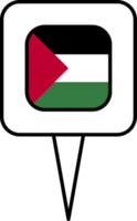 Estado do Palestina bandeira PIN Lugar, colocar ícone. png