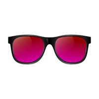 Cool sunglasses isolated on white background, front view vector