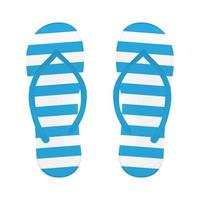 Vector illustration of a pair of slippers. Vector slippers icon.