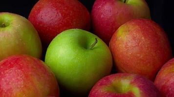 Apfel Frucht, Obst und Gemüse video