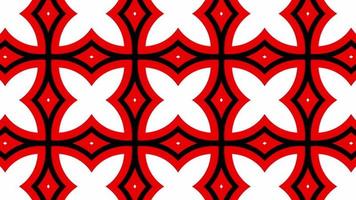 Red kaleidoscopic motion background animation. Full HD and loopable. video