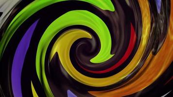 abstrakt mehrfarbig Spiral- Bewegung Hintergrund. loopable und voll hd. video