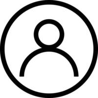 user icon vector . profile icon, account icon . login sign line