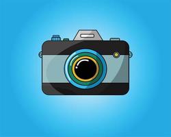 Digital Camera Vector Illustration for Design Projects