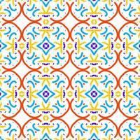 Modern Stylish Vector Seamless Pattern with Lines, Circles, and Various Sizes in Repeating Geometric Background.