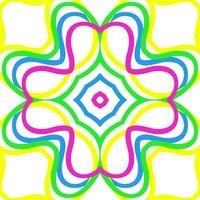 Modern Stylish Vector Seamless Pattern with Lines, Circles, and Various Sizes in Repeating Geometric Background.