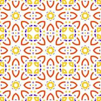 Modern Stylish Vector Seamless Pattern with Lines, Circles, and Various Sizes in Repeating Geometric Background.