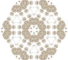 Vector seamless pattern. Modern stylish texture. Repeating geometric background with lines, circles and variously sized.