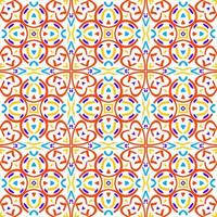 Modern Stylish Vector Seamless Pattern with Lines, Circles, and Various Sizes in Repeating Geometric Background.