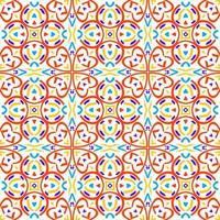 Modern Stylish Vector Seamless Pattern with Lines, Circles, and Various Sizes in Repeating Geometric Background.