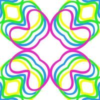 Modern Stylish Vector Seamless Pattern with Lines, Circles, and Various Sizes in Repeating Geometric Background.