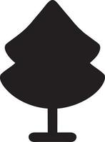 Tree icon symbol image vector, illustration of the tree botany in black image vector