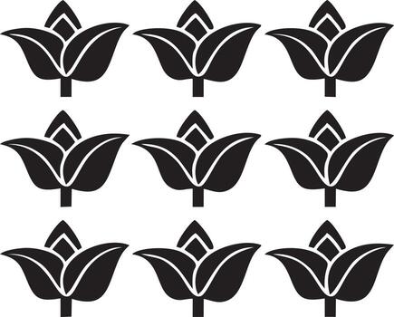 árbol icono símbolo imagen vector, ilustración de el árbol botánica en negro imagen vector