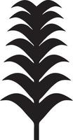 Tree icon symbol image vector, illustration of the tree botany in black image vector