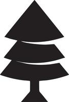 Tree icon symbol image vector, illustration of the tree botany in black image vector