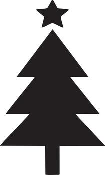 Tree icon symbol image vector, illustration of the tree botany in black image vector