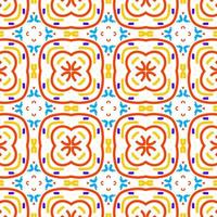 Modern Stylish Vector Seamless Pattern with Lines, Circles, and Various Sizes in Repeating Geometric Background.