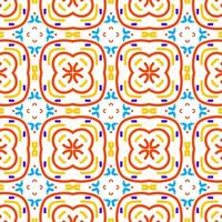 Modern Stylish Vector Seamless Pattern with Lines, Circles, and Various Sizes in Repeating Geometric Background.