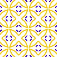 Modern Stylish Vector Seamless Pattern with Lines, Circles, and Various Sizes in Repeating Geometric Background.