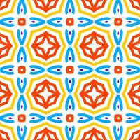 Modern Stylish Vector Seamless Pattern with Lines, Circles, and Various Sizes in Repeating Geometric Background.