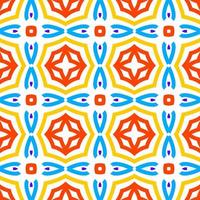 Modern Stylish Vector Seamless Pattern with Lines, Circles, and Various Sizes in Repeating Geometric Background.