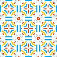 Modern Stylish Vector Seamless Pattern with Lines, Circles, and Various Sizes in Repeating Geometric Background.