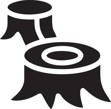 Tree icon symbol image vector, illustration of the tree botany in black image vector