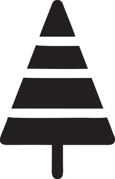 Tree icon symbol image vector, illustration of the tree botany in black image vector