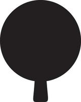 Tree icon symbol image vector, illustration of the tree botany in black image vector