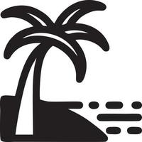 Tree icon symbol image vector, illustration of the tree botany in black image vector