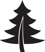 Tree icon symbol image vector, illustration of the tree botany in black image vector