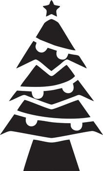 Tree icon symbol image vector, illustration of the tree botany in black image vector