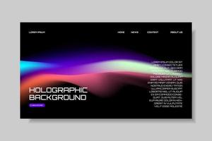 Modern trendy grainy gradient background, colorful abstract liquid 3d shapes. Soft gradient backdrop with place for text. Futuristic design for banner, poster, cover, flyer, presentation, landing page vector