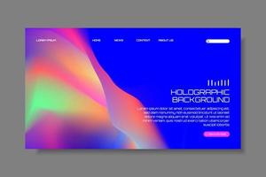 Modern trendy grainy gradient background, colorful abstract liquid 3d shapes. Soft gradient backdrop with place for text. Futuristic design for banner, poster, cover, flyer, presentation, landing page vector