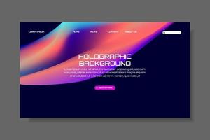 Modern trendy grainy gradient background, colorful abstract liquid 3d shapes. Soft gradient backdrop with place for text. Futuristic design for banner, poster, cover, flyer, presentation, landing page vector