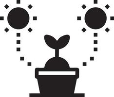 Tree icon symbol image vector, illustration of the tree botany in black image vector