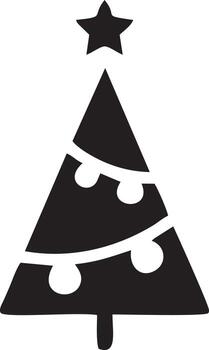 árbol icono símbolo imagen vector, ilustración de el árbol botánica en negro imagen vector