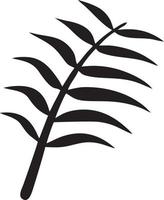 Tree icon symbol image vector, illustration of the tree botany in black image vector