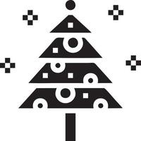 árbol icono símbolo imagen vector, ilustración de el árbol botánica en negro imagen vector