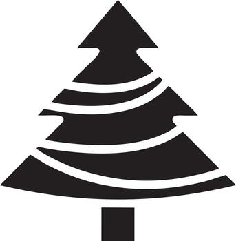 Tree icon symbol image vector, illustration of the tree botany in black image vector