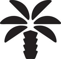 Tree icon symbol image vector, illustration of the tree botany in black image vector