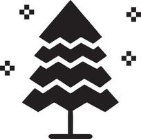 árbol icono símbolo imagen vector, ilustración de el árbol botánica en negro imagen vector