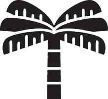 Tree icon symbol image vector, illustration of the tree botany in black image vector