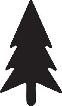 árbol icono símbolo imagen vector, ilustración de el árbol botánica en negro imagen vector