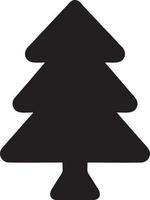 Tree icon symbol image vector, illustration of the tree botany in black image vector
