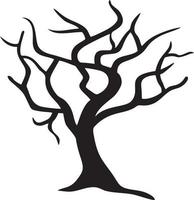 Tree icon symbol image vector, illustration of the tree botany in black image vector