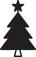Tree icon symbol image vector, illustration of the tree botany in black image vector